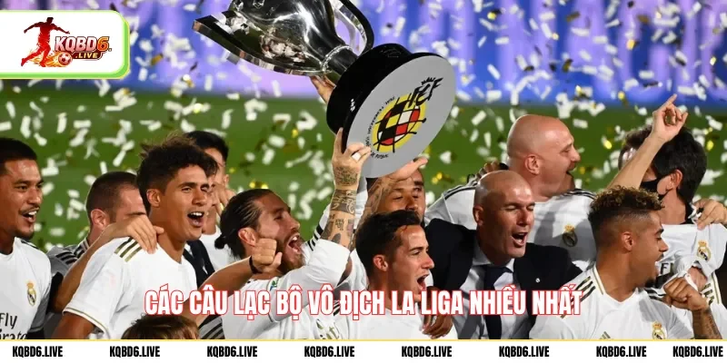 Các câu lạc bộ vô địch La Liga nhiều nhất